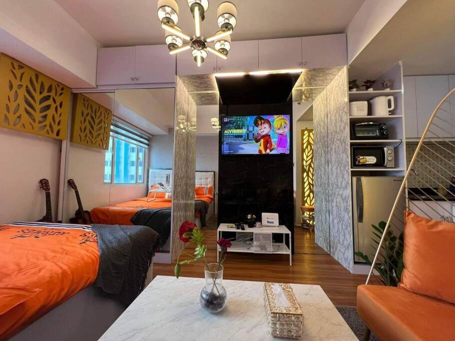 Cozy Studio Unit At Sun Residences Quezon City Kültér fotó